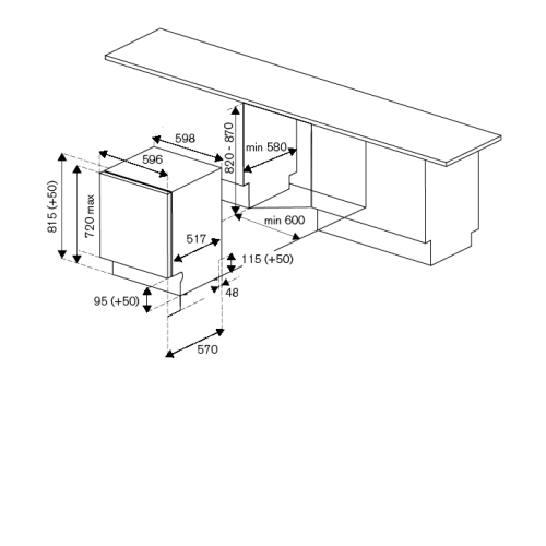 Посудомоечная машина BERTAZZONI DW6083PRV