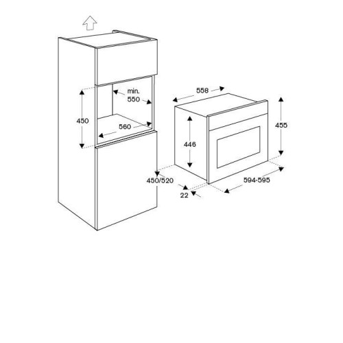 Духовой шкаф BERTAZZONI F457HERVTAG