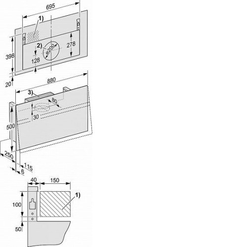 Вытяжка MIELE DA 9298 W Screen blbo Blackboard