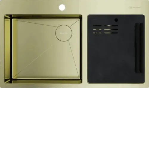 Кухонная мойка OMOIKIRI Akisame 86-2 Side-LG (4997048)