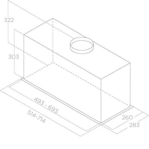 Вытяжка ELICA LANE SENSOR @ IX/A/72 (PRF0188201A)
