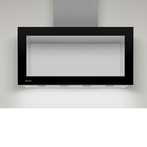 Вытяжка PANDO P-960/100 INOX/NEGRO BRILLO V.1250 ECO SEC