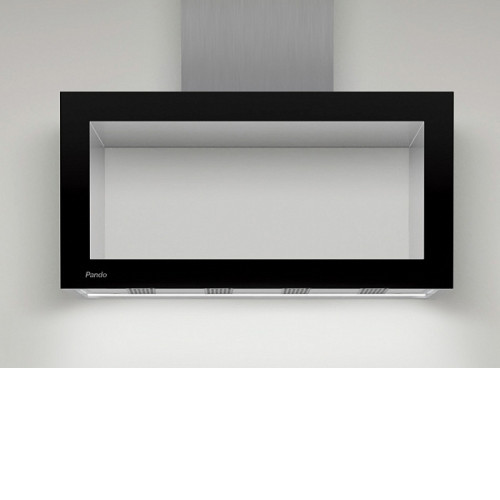 Вытяжка PANDO P-960/100 INOX/NEGRO BRILLO V.1250 ECO SEC