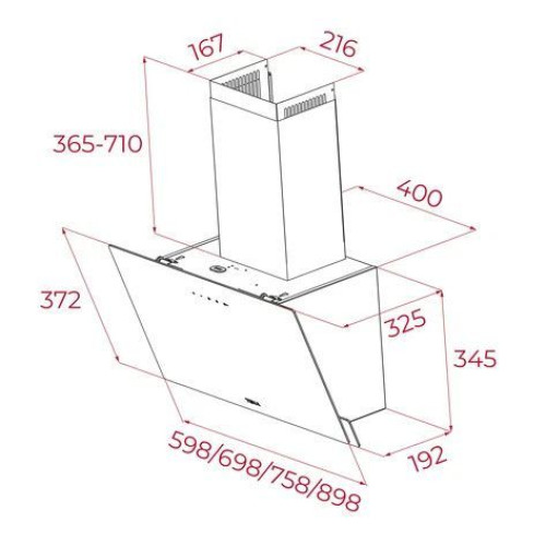 Вытяжка TEKA DVN 64030 TTC WH