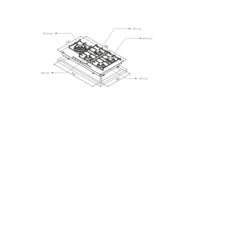 Варочная поверхность PANDO PGA-4490