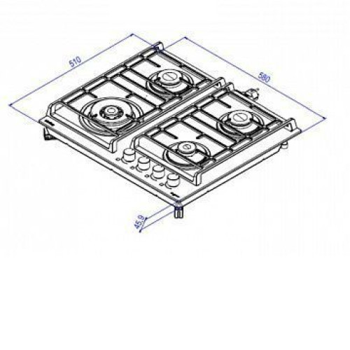 Варочная поверхность KORTING HG 6235 CTX