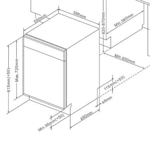 Посудомоечная машина DE DIETRICH DV132J