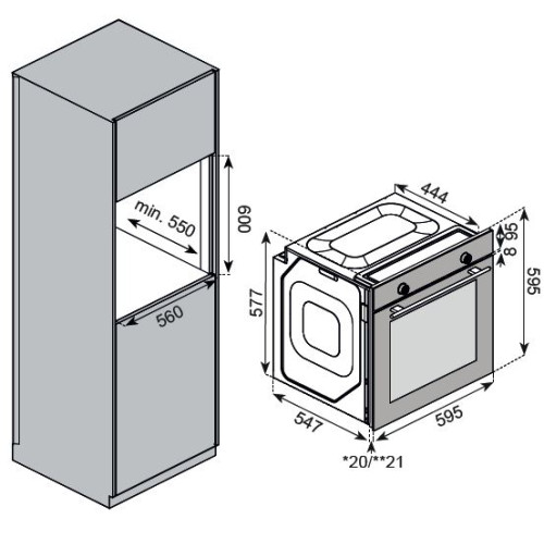 Духовой шкаф KUPPERSBERG HF 609 BX