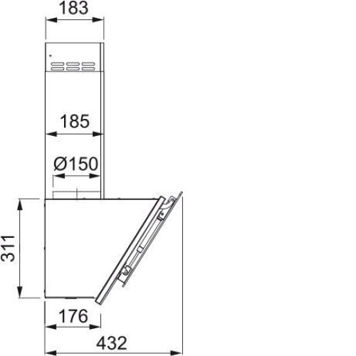 Вытяжка FRANKE TEMPER 60 WH/SS (330.0712.117)
