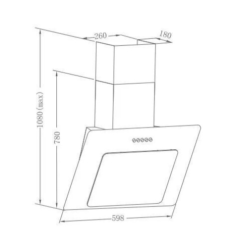 Вытяжка MEFERI AIRBOX60WH POWER