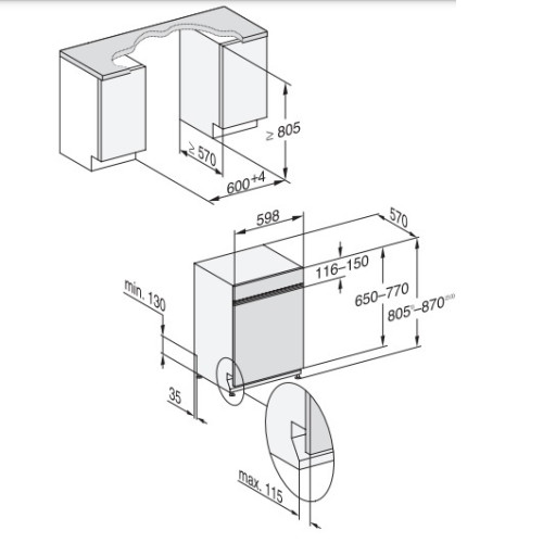 Посудомоечная машина MIELE G 7600 SCI EDST/CLST