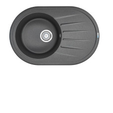Кухонная мойка GRANULA ST-7601 графит