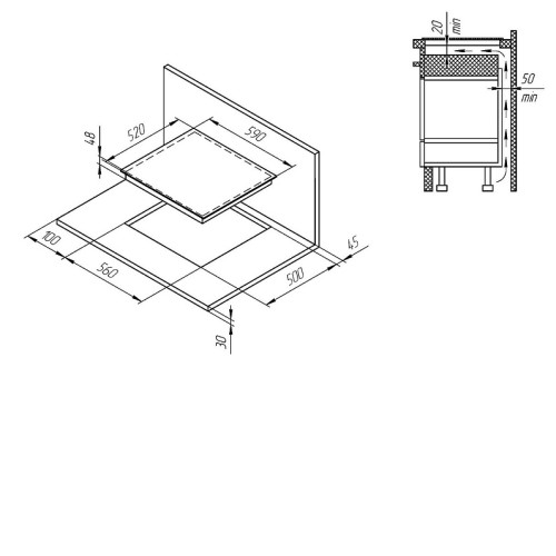 Варочная поверхность KUPPERSBERG ECS 623 C