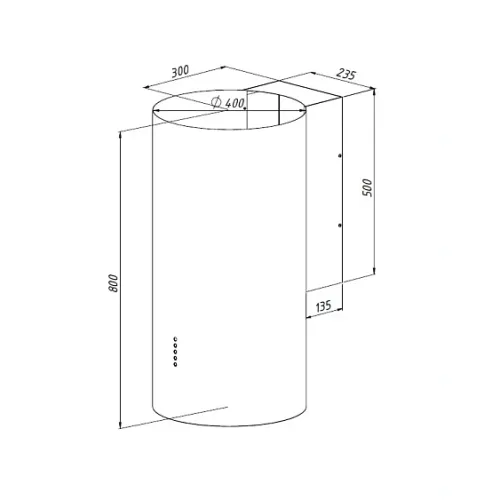 Вытяжка AKPO WK-10 Balmera WL 40 золотой