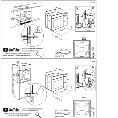 Духовой шкаф ELECTROLUX EOD5F70BX