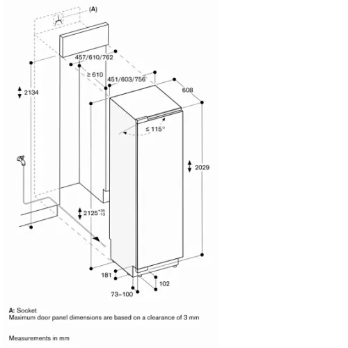 Морозильная камера GAGGENAU RF471306