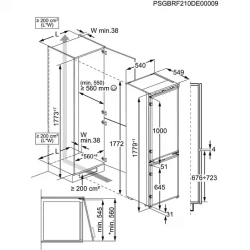 Холодильник ELECTROLUX ENT6MD18S3