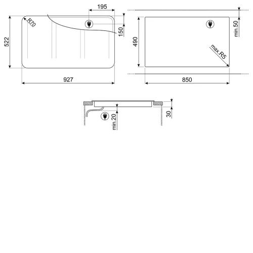 Варочная поверхность SMEG SISL7964X