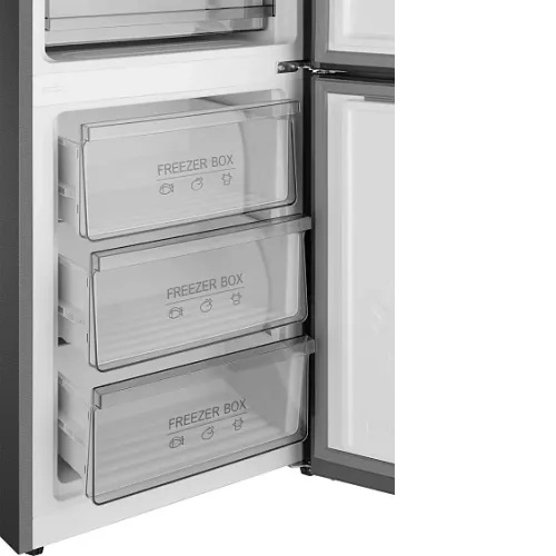 Холодильник WEISSGAUFF WRK 185 Total NoFrost Inverter Beige Glass