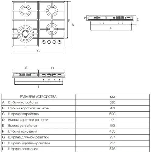 Варочная поверхность HAIER HHQ-M64CX