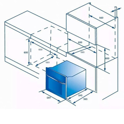 Духовой шкаф HAIER HOQ-F6QSN3DG