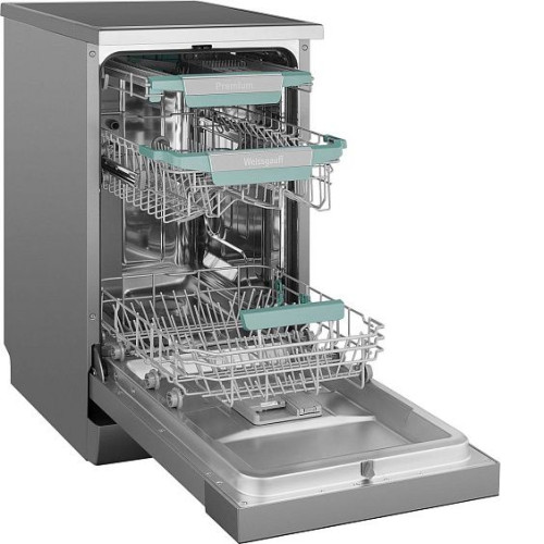 Посудомоечная машина WEISSGAUFF DW 4539 Inverter Touch AutoOpen Inox