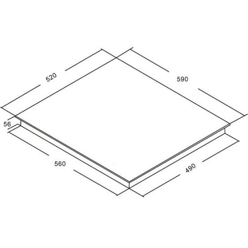 Варочная поверхность AKPO PIA 6094121FZ-1 BL