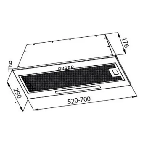 Вытяжка EVELUX Integral 60 B