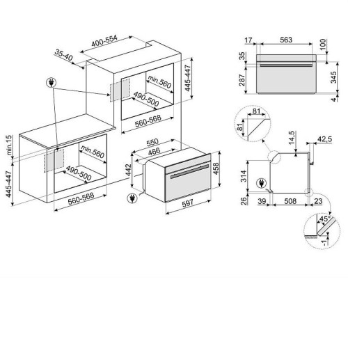 Духовой шкаф SMEG SO4606WAPNR