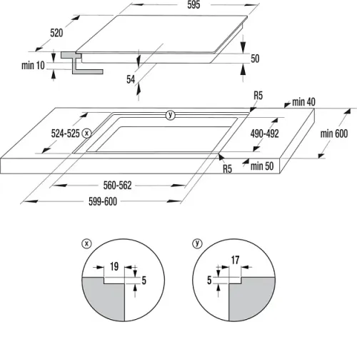 Варочная поверхность GORENJE GI6433BCWF