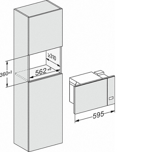 Микроволновая печь MIELE M2230SC OBSW