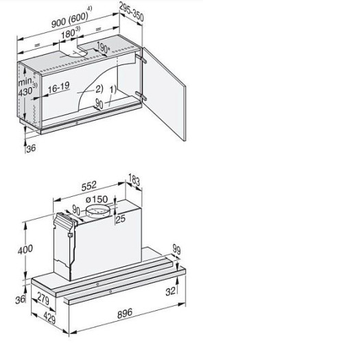 Вытяжка MIELE DAS 4930 OBSW