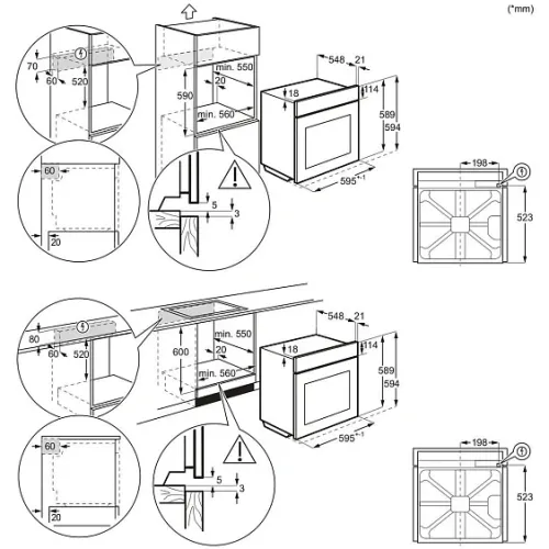 Духовой шкаф ELECTROLUX KOFGH70TX