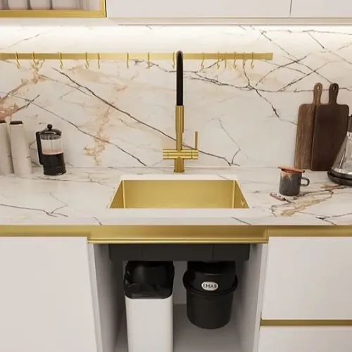 Кухонная мойка EMAR EMB-540(UN) PVD Golden