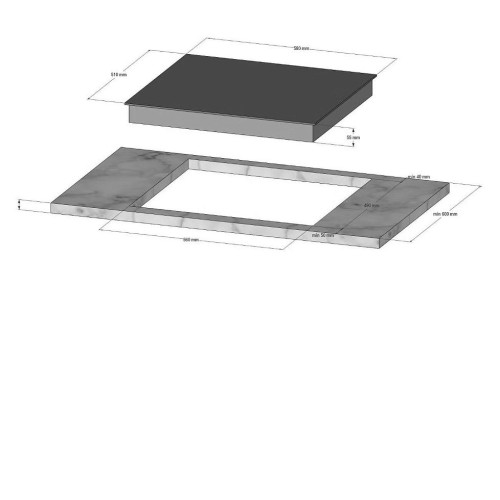 Варочная поверхность NORDEN Aztech 6L3GT WHG FFD