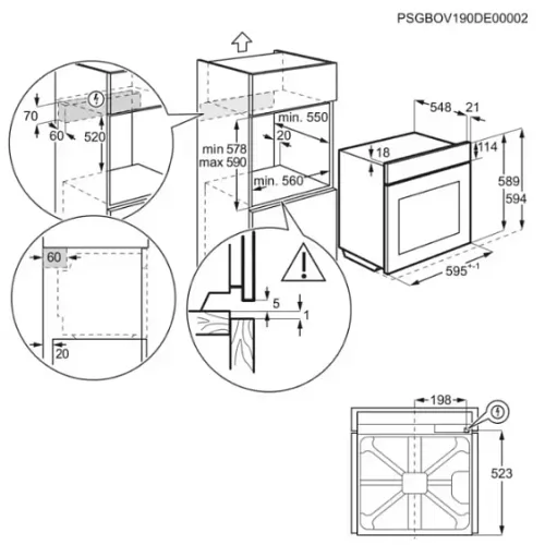 Духовой шкаф AEG TU5PB431SB