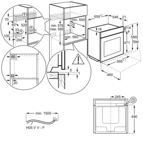 Духовой шкаф ELECTROLUX KOCBP39X