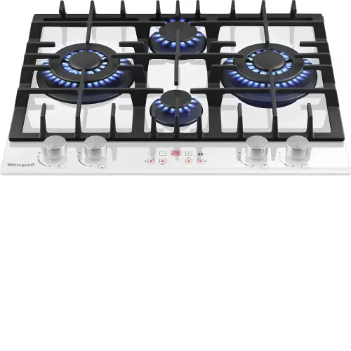 Варочная поверхность WEISSGAUFF HGG 642 BGW Double Wok Timer