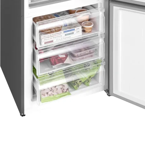 Холодильник WEISSGAUFF WRK 2000 Full NoFrost Inverter Grey Glass