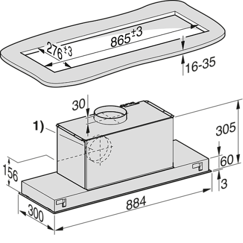 Вытяжка MIELE DA 2390 Stainless steel