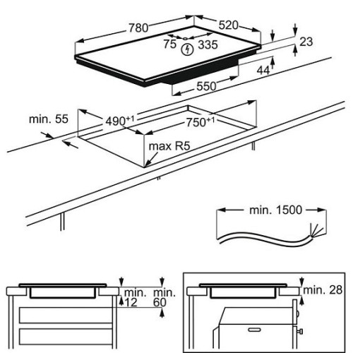 Варочная поверхность AEG IAE84851FB