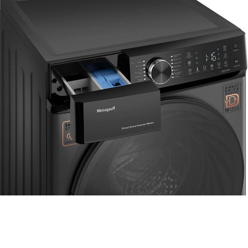 Стиральная машина WEISSGAUFF WM 59411 Direct Drive Inverter Steam Deep Grey