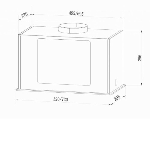 Вытяжка LEX GS BLOC GS 600 GREY