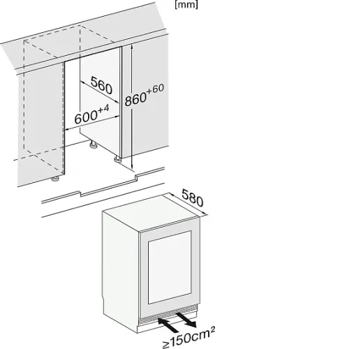 Винный шкаф MIELE KWTUS 7196 E