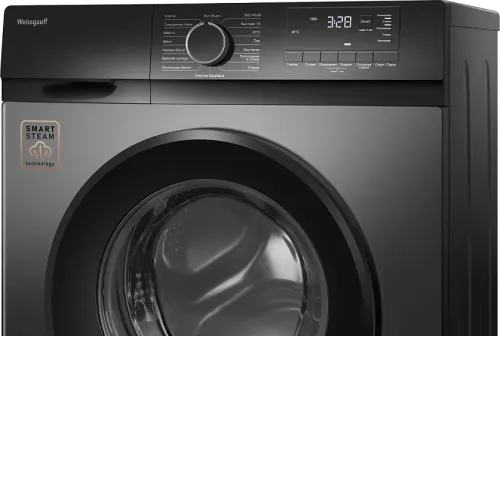 Стиральная машина WEISSGAUFF WM 45106 Steam Grey