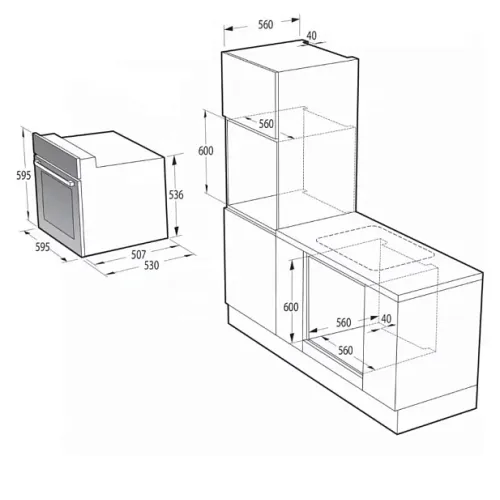 Духовой шкаф GORENJE BO6737E02NB