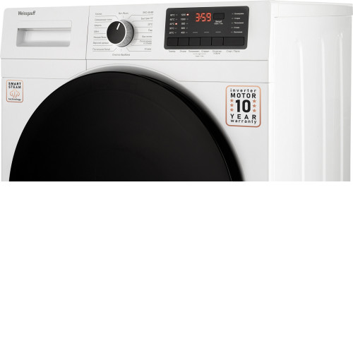 Стиральная машина WEISSGAUFF WM 61210 DC Inverter Steam
