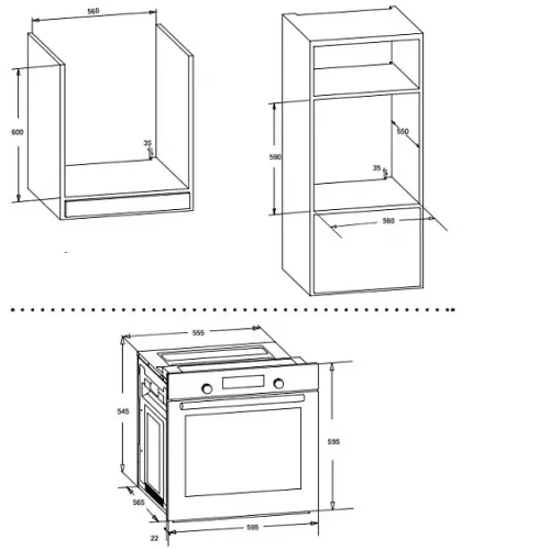 Духовой шкаф SIMFER B6EB59070
