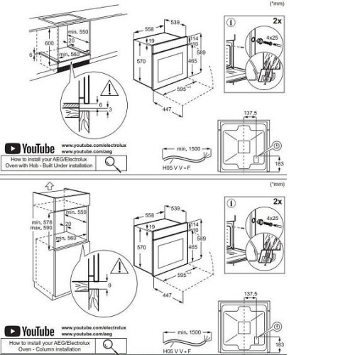 Духовой шкаф ELECTROLUX EOF5H50BX