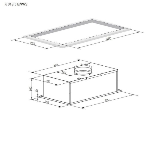 Вытяжка ZIGMUND & SHTAIN K 018.5 S